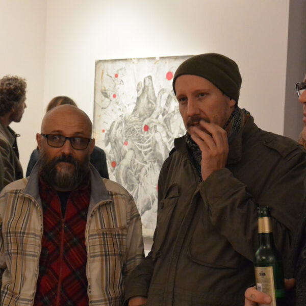 Exhibition Opening: Eiko Borcherding and Heiko Müller, 2016, Feinkunst Krüger, Hamburg, Germany