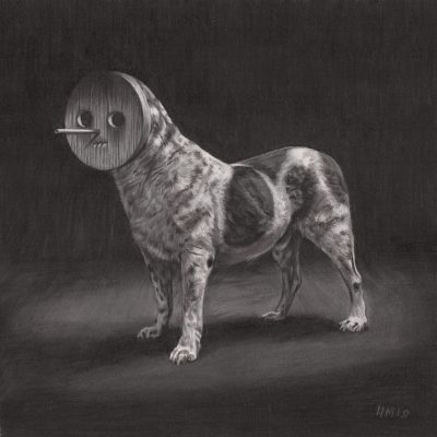 Tucker, 2018, colored pencil on paper, 30 x 30 cm