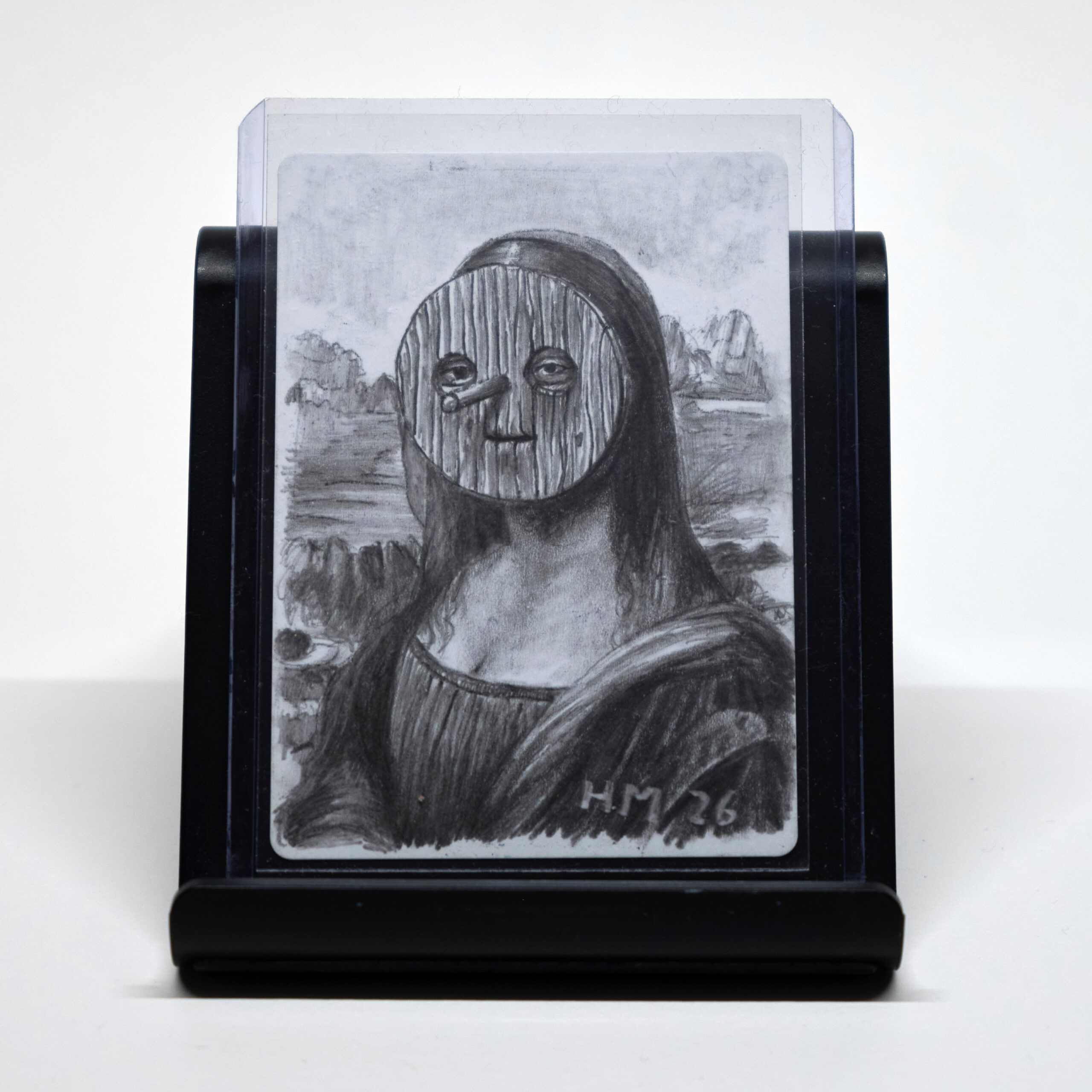 Magic: The Gathering - Swords to Plowshares from MagicCon Amsterdam 2024 (foil) artist's proof with original pencil drawing by the artist, signed on the front