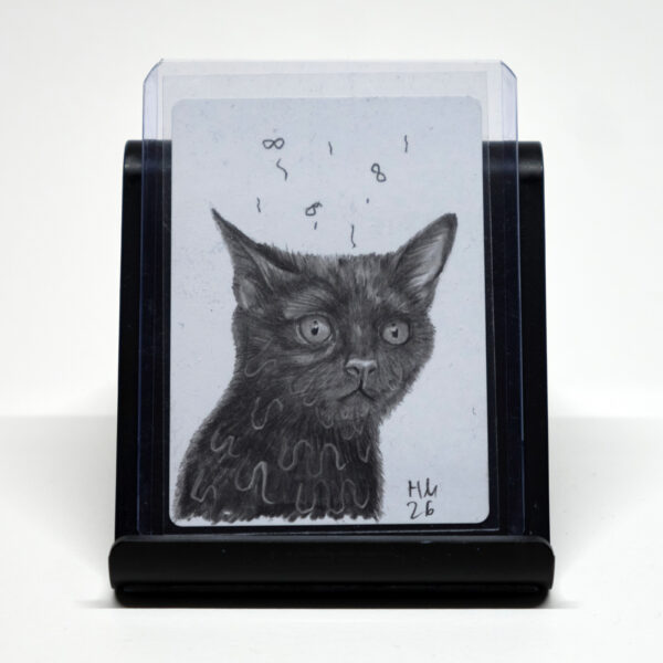 Magic: The Gathering - Swords to Plowshares from MagicCon Amsterdam 2024 (non-foil) artist's proof with original pencil drawing by the artist, signed on the front