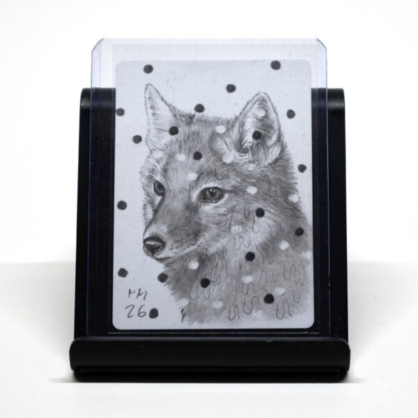 Magic: The Gathering - Swords to Plowshares from MagicCon Amsterdam 2024 (non-foil) artist's proof with original pencil drawing by the artist, signed on the front